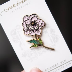 Pink Peony Soft Enamel Pin Etsy Pink Peony Soft Enamel Pin Etsy