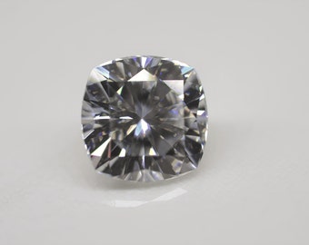 Sale! Loose Cushion 9mm Forever One DEF Moissanite = 3.30 CT Diamond w/ Charles and Colvard Certificate