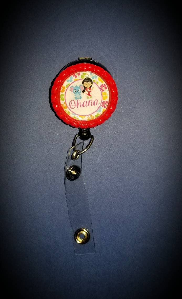 Disney Badge Reel Disney Badge Holder Badge Reel Badge Etsy