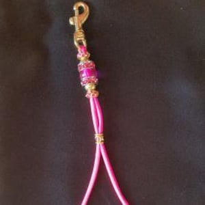 Custom Made Nylon Dog Show Beaded Grooming Loop Noose With Snaphook