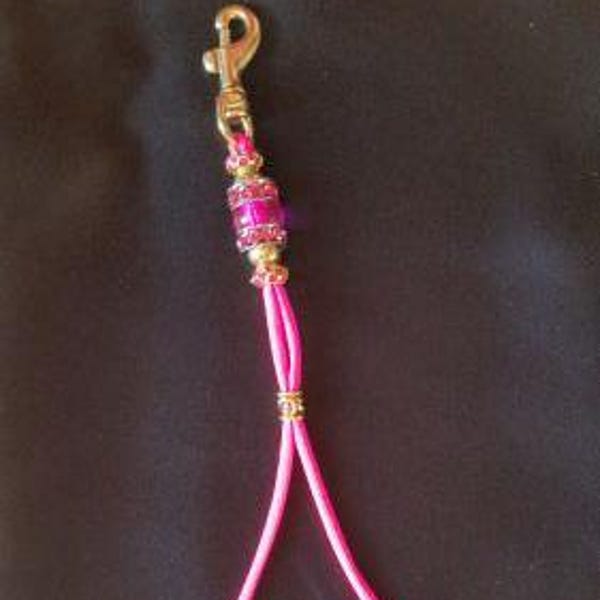 Custom Made Nylon Dog Show Beaded Grooming Loop Noose With Snaphook
