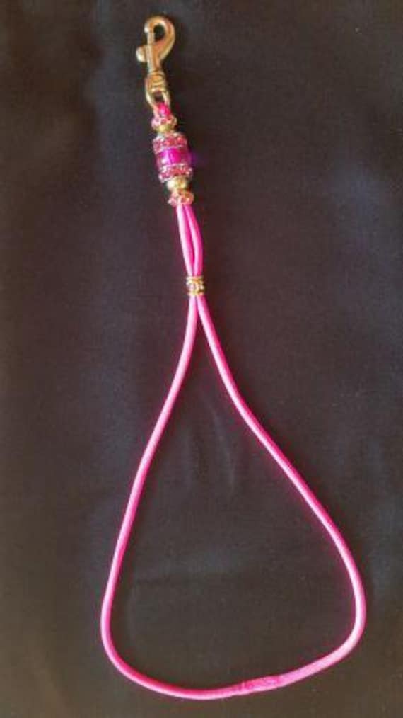 Custom Made Nylon Dog Show Beaded Grooming Loop Noose With Snaphook