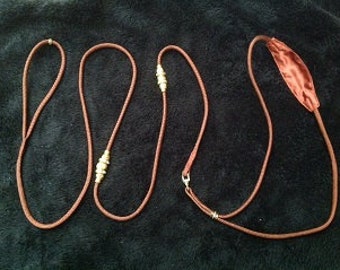 Custom Beaded Nylon Dog Show KINDNESS Lead/Leash-Under 30 pounds