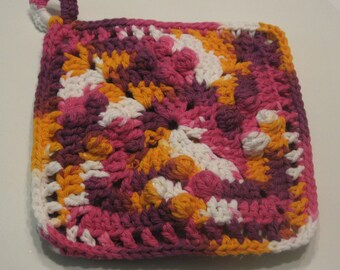 Batic Bobbled Square Potholder