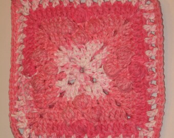 Strawberry Stripes Bobbled Potholder