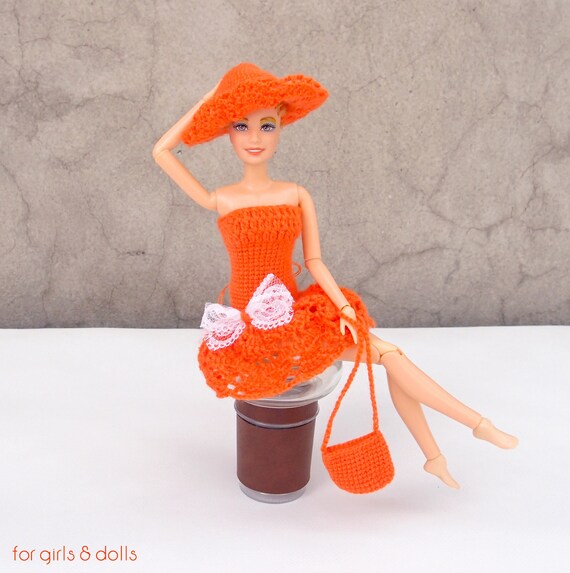 orange barbie doll