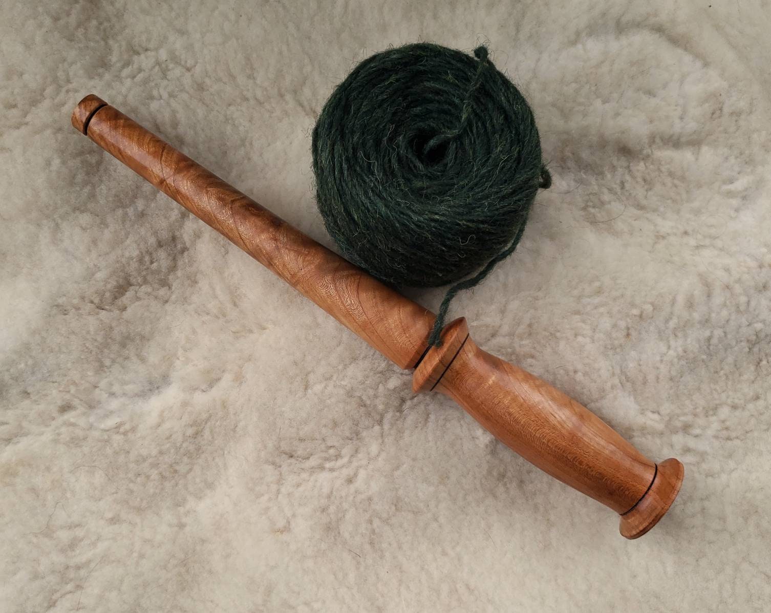 Simple Nostepinne Wool Winder 2 Sizes Cherry Yarn Baller Gift for Spinner/  Knitter 