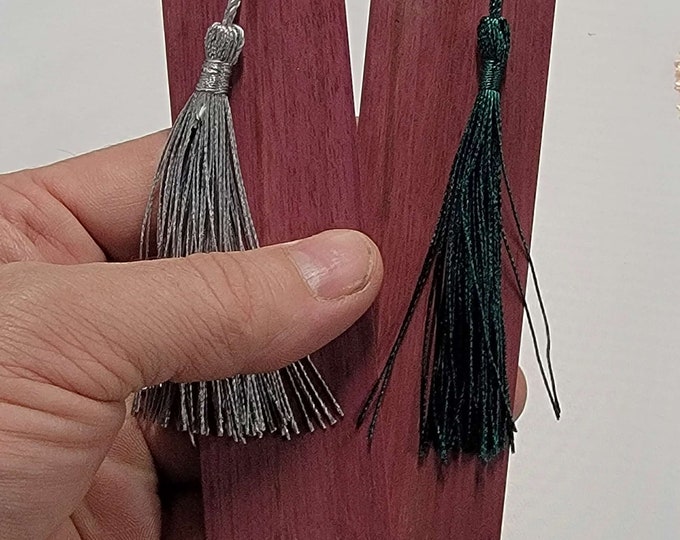 Wooden bookmark, set of 2 purpleheart bookmarks