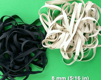 8 mm (5/16 in) silicon coated swimwear elastic with ribbed surface bikini swimsuit sewing.