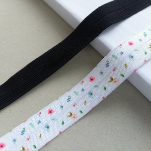 Fold-over Elastic 3/4in Rouge - PER QUARTER METRE Fold-over Elastic 3/4in Rouge - PER QUARTER METRE