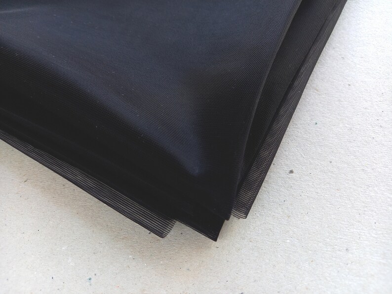 non stretch sheer cup lining black
