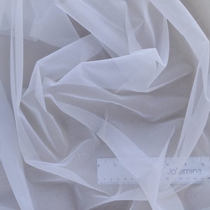 non stretch sheer cup lining white