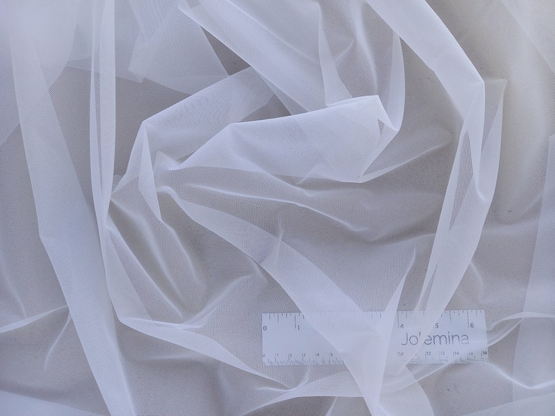 non stretch sheer cup lining white