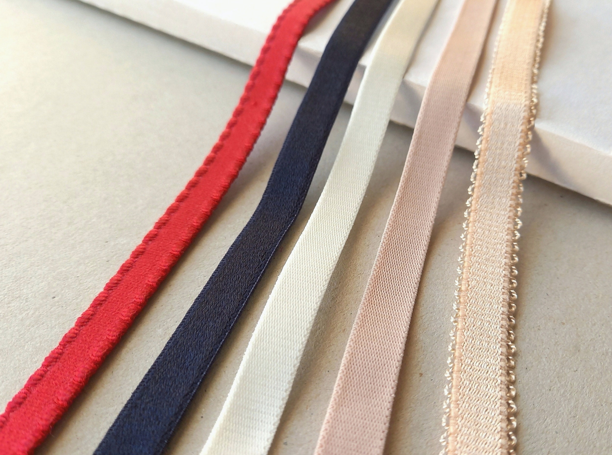 Bra Strap Elastic 10 Mm 3/8 In Decorative Satin Lingerie Etsy