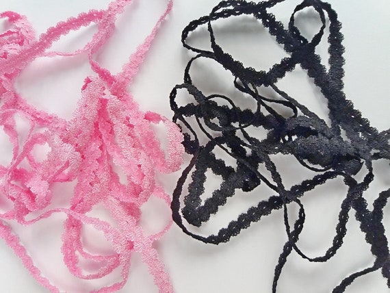 Floral Elastic Ribbon Bra Lingerie Underwear Trim Decorative Etsy