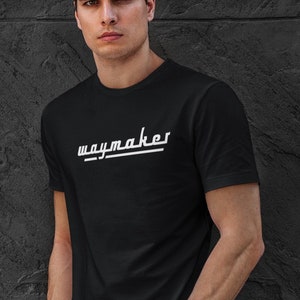 WAYMAKER Christian T-Shirt: Organic Cotton Unisex Tee