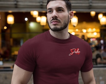 JOHN 3:16 || Fairwear Foundation | Organic 100% Cotton | Mens Graphic Tee Gift for Him | Christian Clothing | Inspirational Tees | Vegan