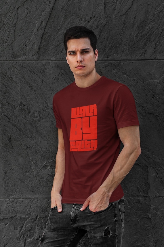 WALK BY FAITH - Unisex Organic T-shirt