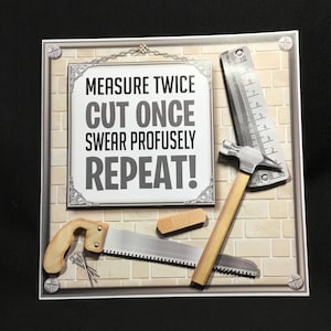 DIY Karte, Geburtstagskarte, 3D Decoupage Karte, personalisiert, handgemacht in Großbritannien