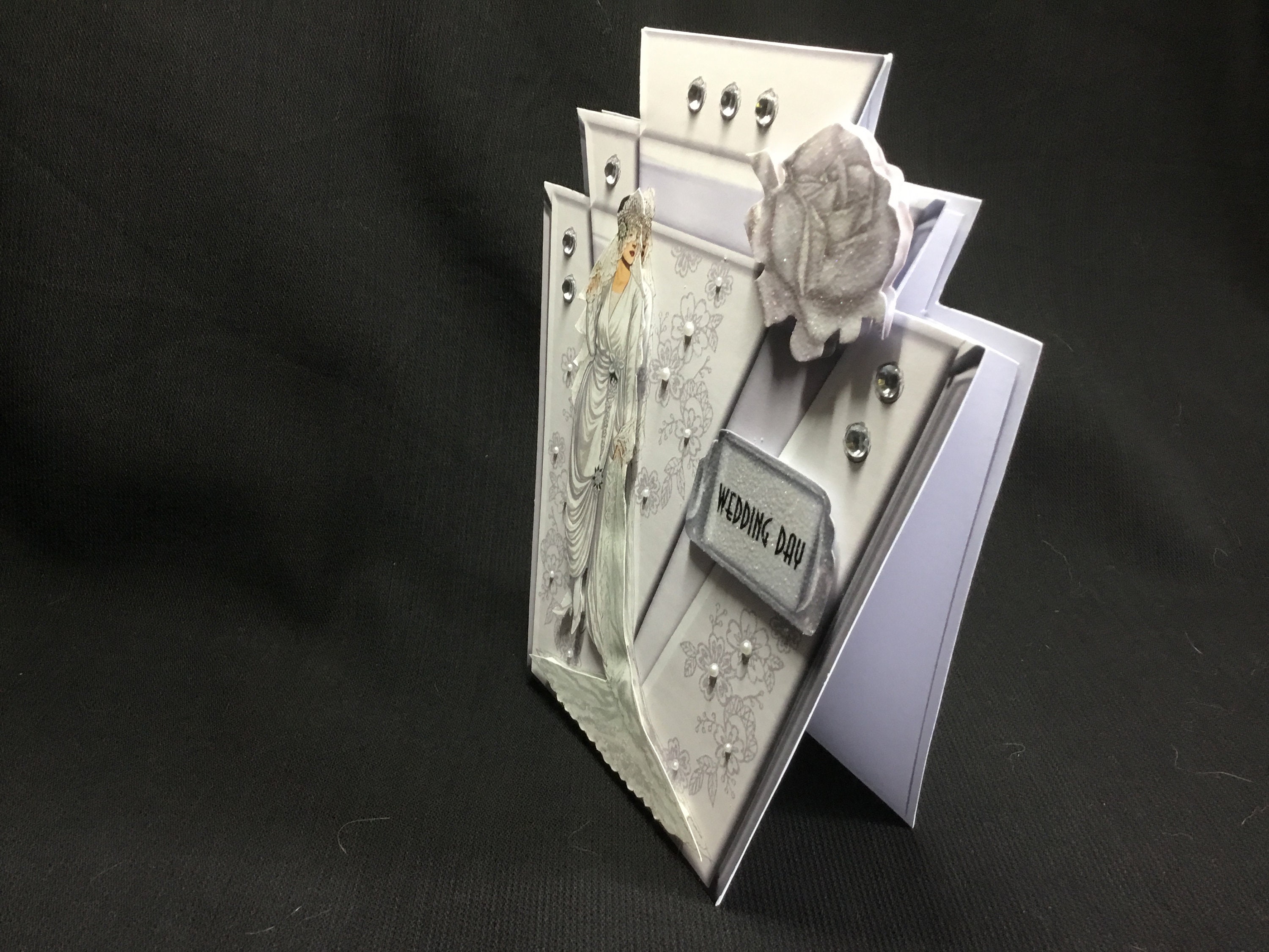 Art Deco Wedding Card: Handmade 1920s Style Decoupage - Etsy UK