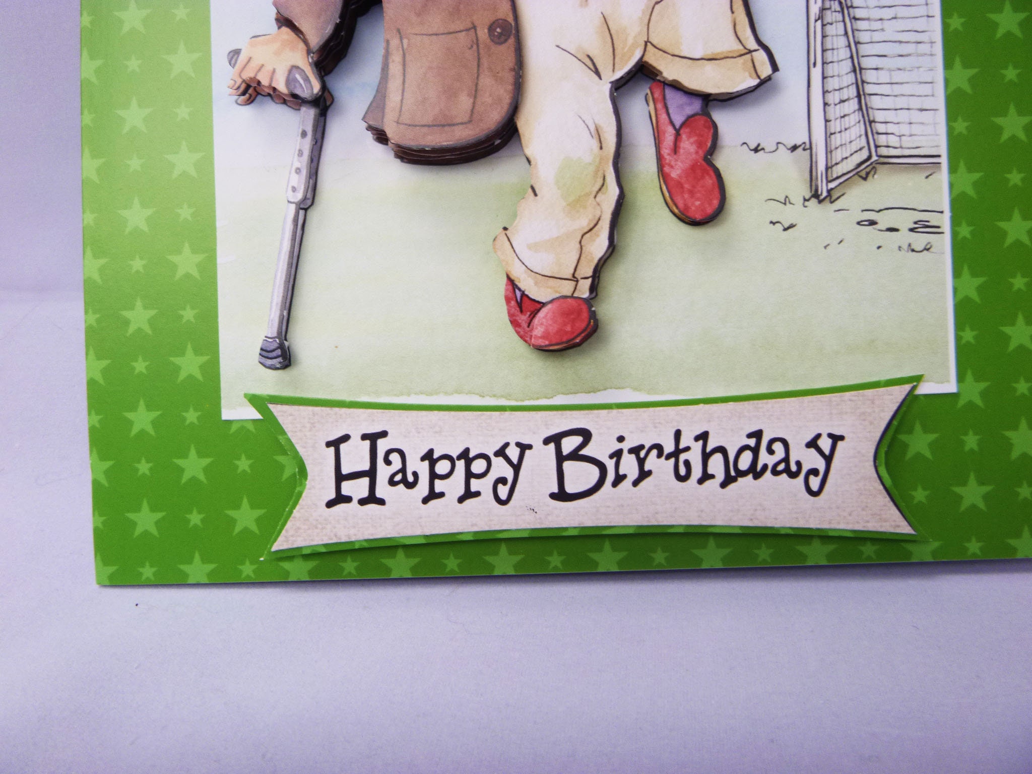 football birthday card keeping active special card special birthday