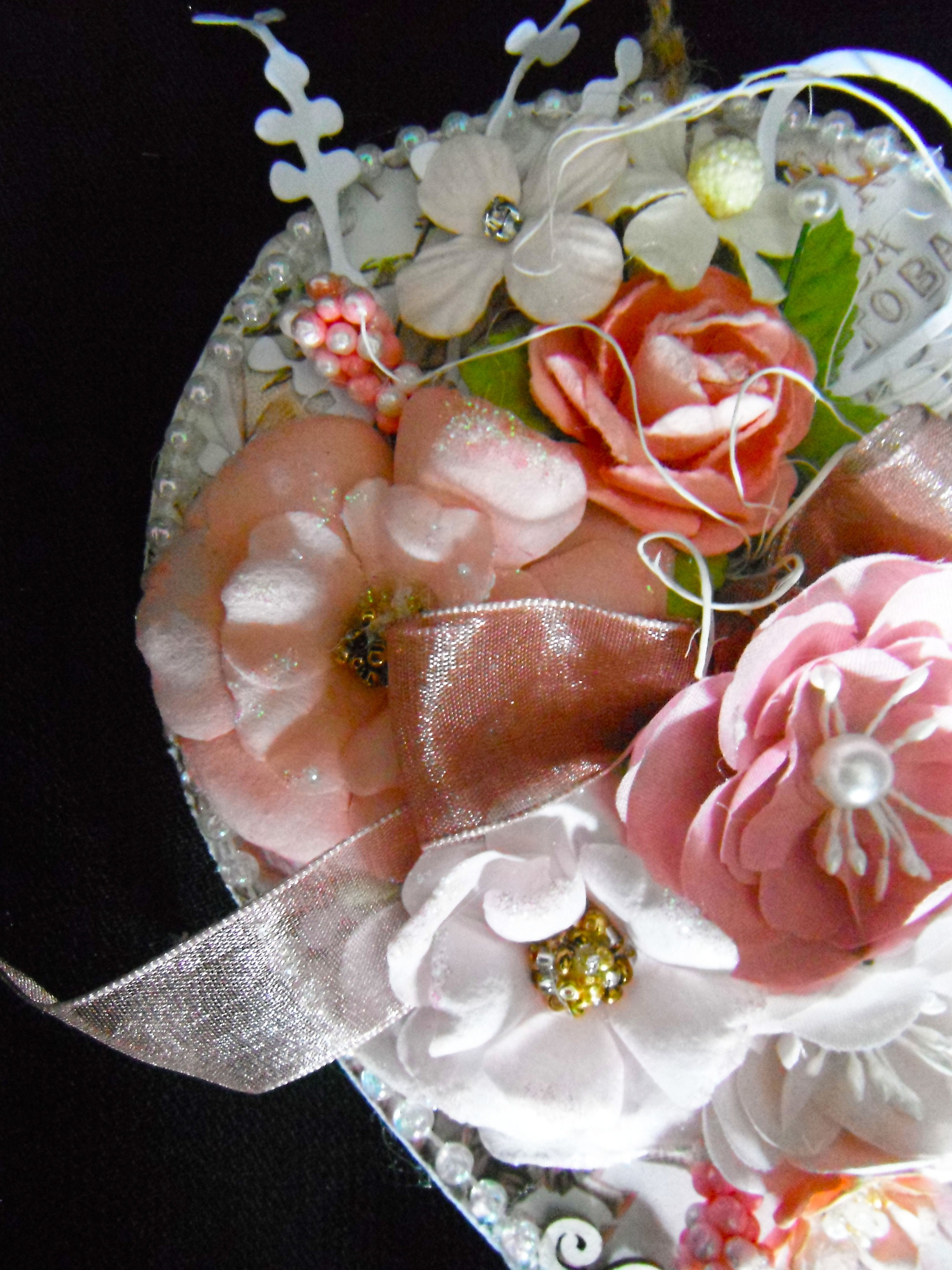 Shabby Chic Style Wooden Heart Birthday Gift Mother S Day Gift