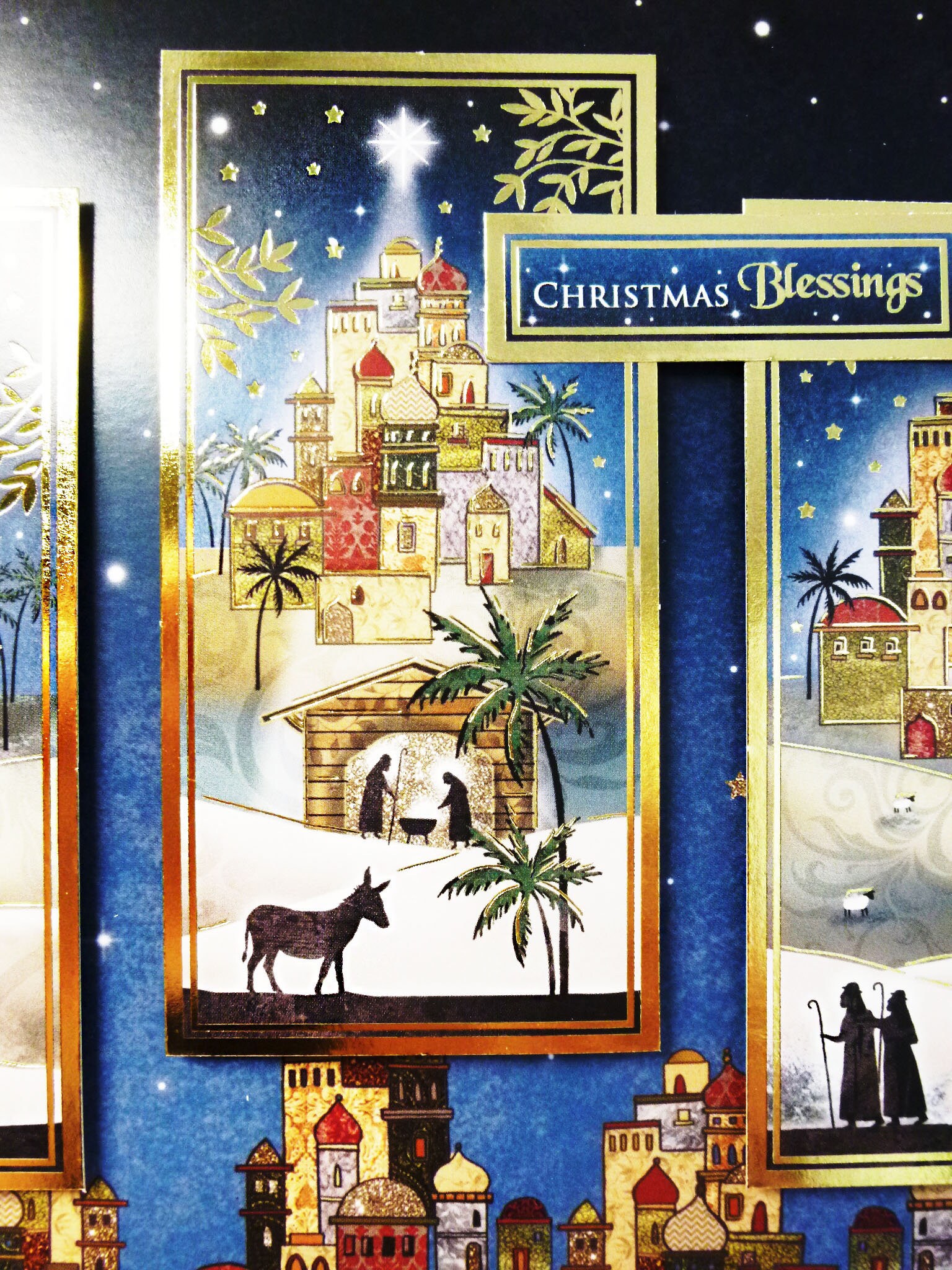 Three Kings Christmas Card, Nativity Card, Christmas Blessings, Festive