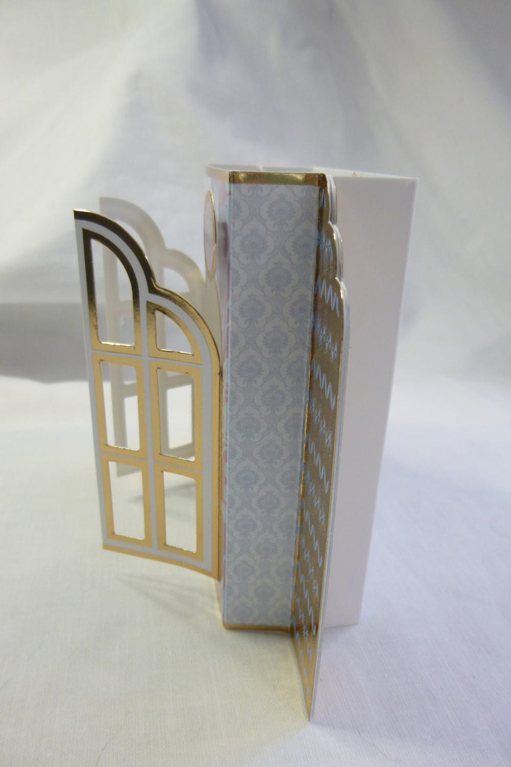 3d Decoupage Box Card Art Deco Card Birthday Card Greeting Card Window Card Lady Holding Flowers Female Any Age Mum Sister Daughter