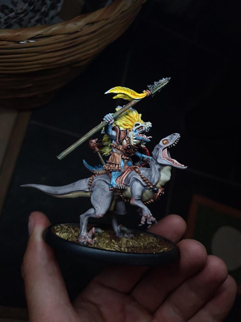Lizardman Raptor Riders, Saurian Host | Dnd Miniatures, Warp Miniatures ...