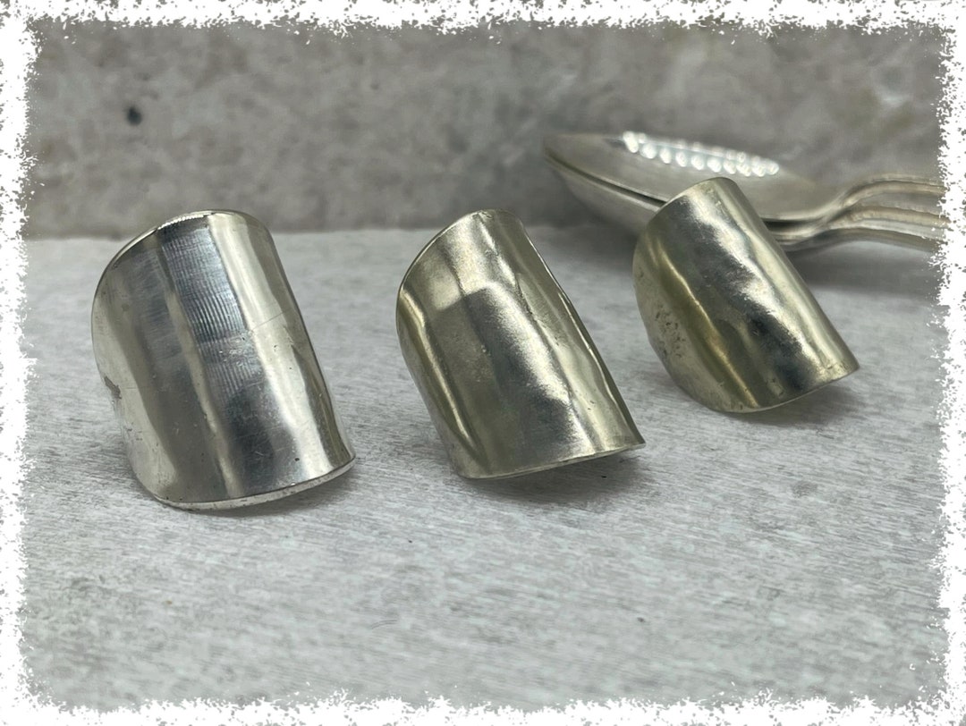 Vintage Silverware Spoon Ring – Upcycled EPNS Victorian Jewelry - Etsy