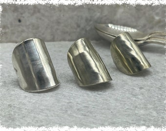 Vintage Silverware Spoon Ring – Upcycled EPNS Victorian Jewelry