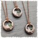 CZECH MOLDAVITE + HERKIMER Diamond Pendant | Crystal Jewelry, Healing Crystal Necklace, Healing Jewelry, Wiccan, Copper Jewelry, Meteorite 