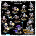 The Clockwork Corps, DnD Miniatures, Warp Miniatures | TableTop Minis | One Page Rules | Wargaming | Painting, TTRPG Figurines, Robot Army product logo