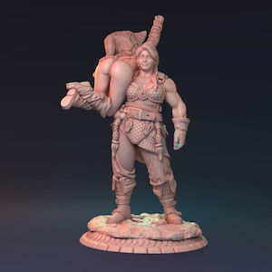 Bianka Orc Abductor - 32 mm/75 mm/100 mm, Dungeons and Dragons Mini RPG Bordsminiatyr DnD-målning 5e DnD, TTRPG