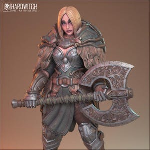 Feira Thurd - 32 mm/75 mm/100 mm, Miniatura de mesa para Dungeons and Dragons, RPG, DnD, pintura, Pathfinder 5e, DnD, escala TTRPG