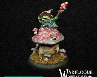Mushroom Mage Bullywug Brigade  | DnD Miniatures, Warp Miniatures | TableTop Minis | One Page Rules | Wargaming | Model Painting,