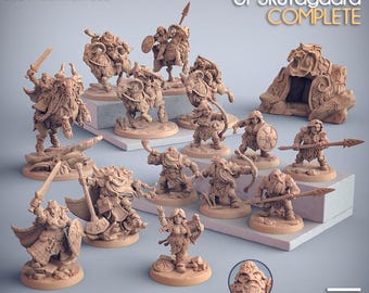 スクタガードのドワーフ登山家 - 職人ギルド - ダンジョンズ＆ドラゴンズ ミニRPG 卓上ミニチュア DnD ペインティング DnD、TTRPG