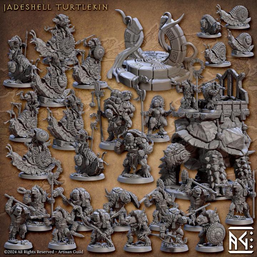 Turtle Shell Lyre Dnd Jadeshell Turtlekin Tortoise Army Tortles - Artisan Guild - Dungeons ...
