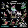 Bullywug Returns Frog Army | DnD Miniatures, Warp Miniatures | TableTop Minis | One Page Rules | Wargaming | Model Painting, product logo