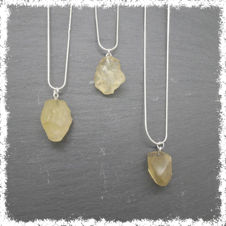 Libyan Moldavite Pendant Libyan Desert Glass Most Powerful Etsy