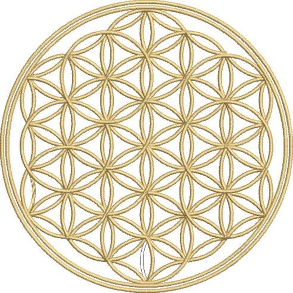 Flower of Life 130x130, Embroidery File