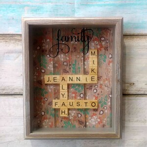 Family Shadow Box House Warming Gift Shadow Box Frame | Etsy