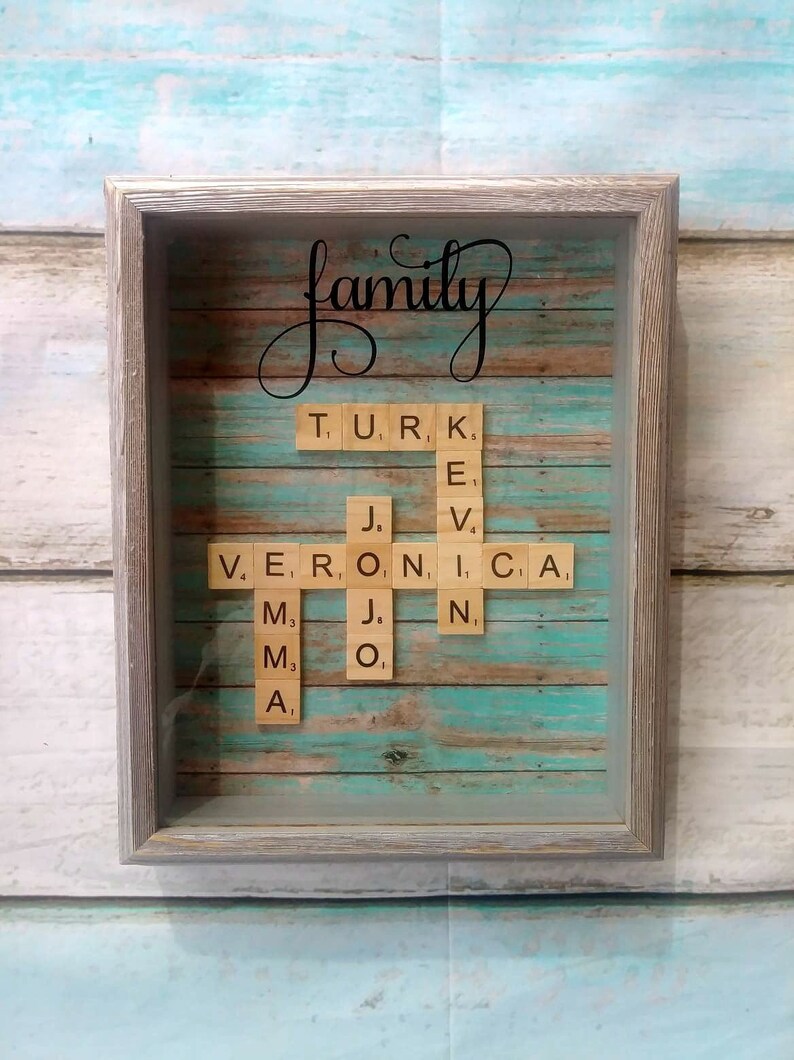 Family Shadow Box House Warming Gift Shadow Box Frame Etsy