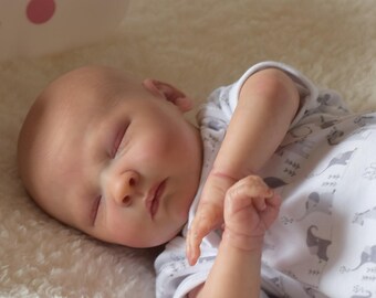 Realborn Joseph. Custom made to order newborn sized reborn baby.