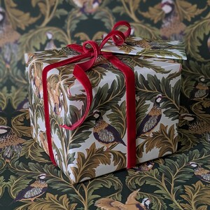 Partridge Wrapping Paper, Eco Friendly Gift Wrap, Vintage Bird Paper ...