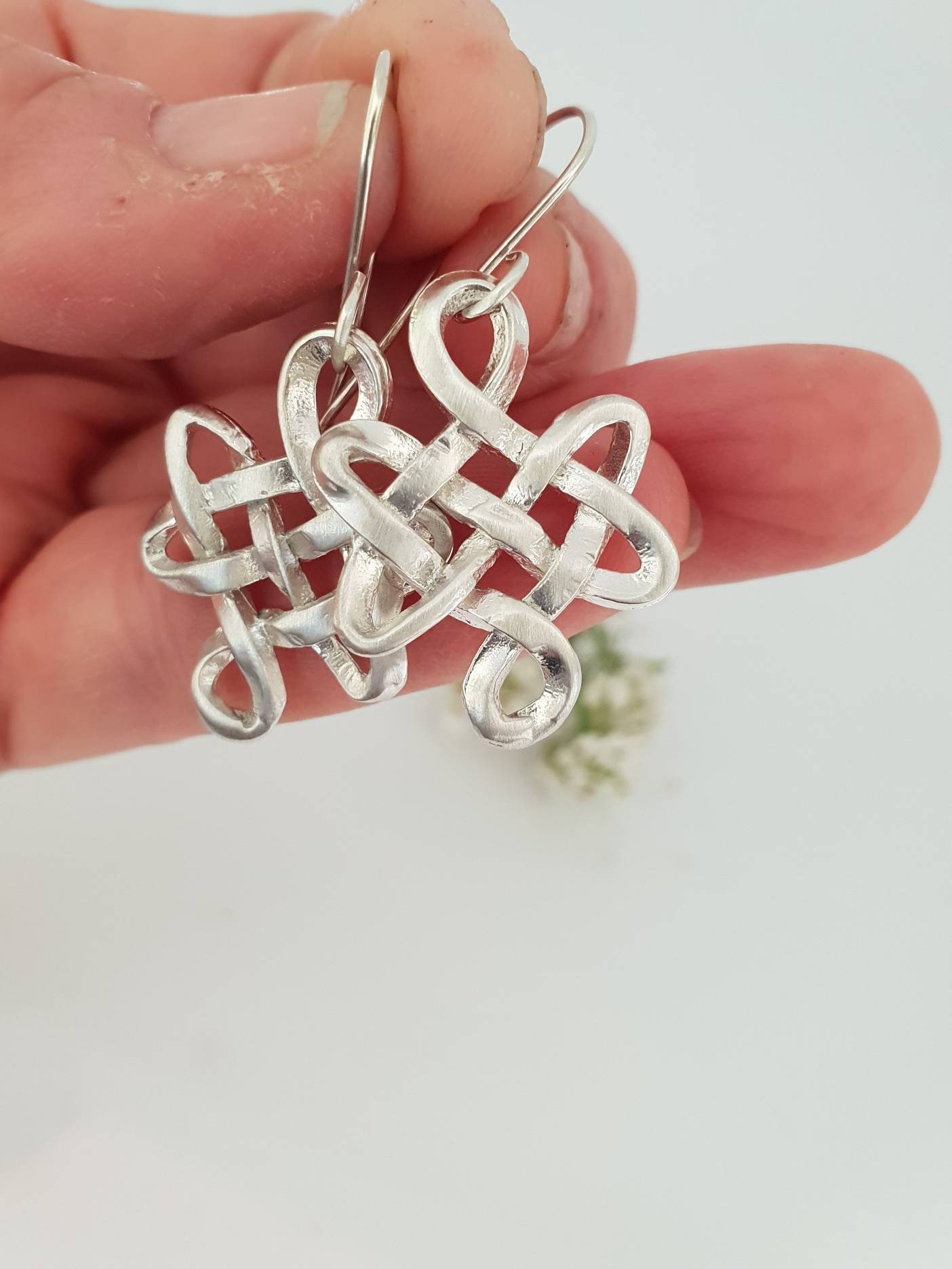 Orecchini a cerchio d'amore infinito con gioielli in argento sterling 925 per gioielli di fidanzamento da donna