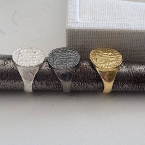 Gold coin ring. Coin seal ring. Stamp ring. Signet coin ring. Coin pinky ring.  Women signet ring.  Goldfilled signet ring.