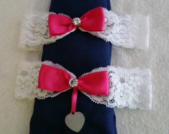 Garter in Ice Dot Organza main image 1