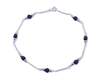 Azabache Sterling Silver Bracelet: Evil Eye Protection, MADE IN USA