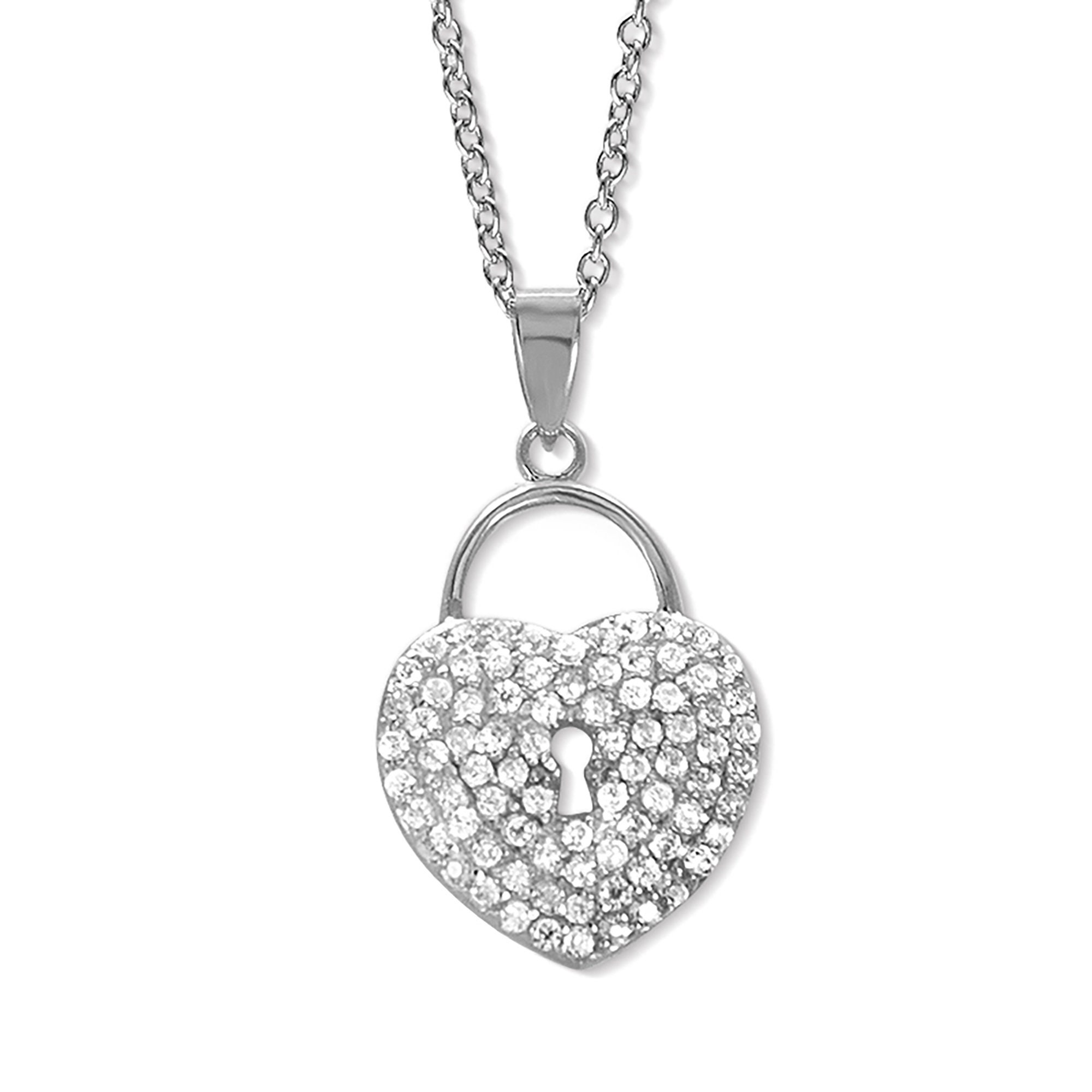 ネックレス・ペンダント STONEHENgE Silver Heart Lock Cubic Necklace STONEHENgE Silver Heart Lock Cubic Necklace (STONEHENgE